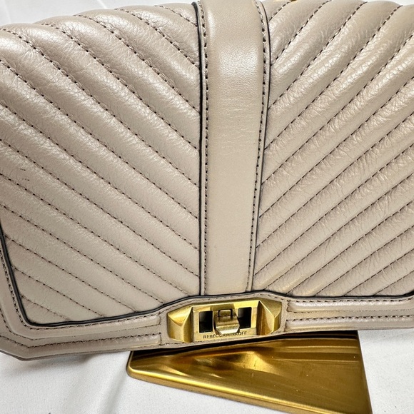 Rebecca Minkoff Purse - Chevron Quilted Love Crossbody Bag - Picture 3 of 16